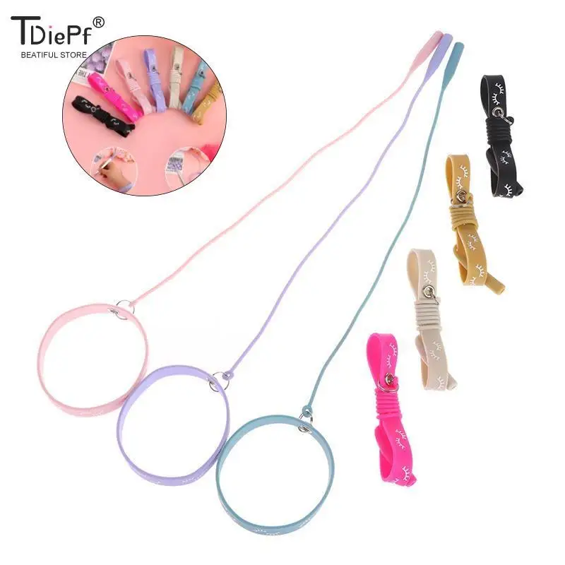 Silicone Wrist Strap for Girl, Grafting Pinça de cílios, Silicone Pulseira, Silicone Pinça, Ferramenta de maquiagem auxiliar