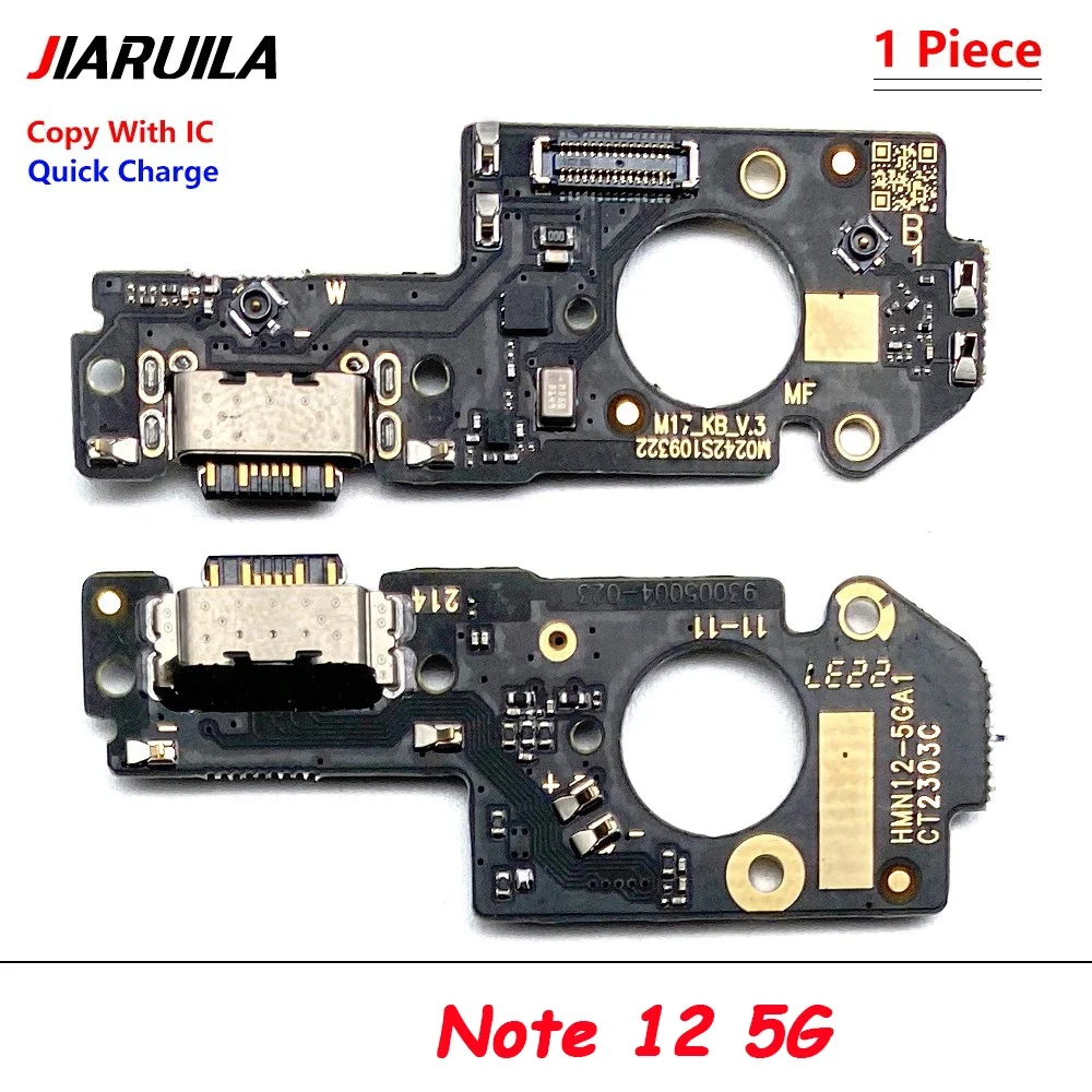 Dock Connector Micro USB Charger Charging Port Flex Cable Microphone Board For Xiaomi Redmi Note 10 Pro 10s 11 11s Pro 4G 5G 12