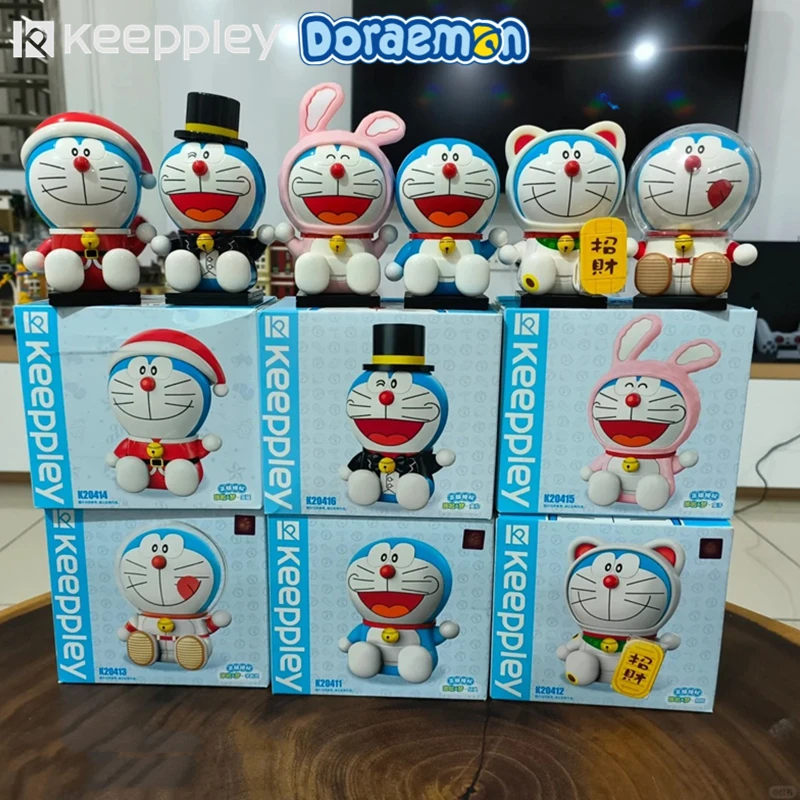 

Keeppley Doraemon строительные блоки кавайная детская игрушка Сборная модель японская анимация периферийный Рождественский подарок на день рождения