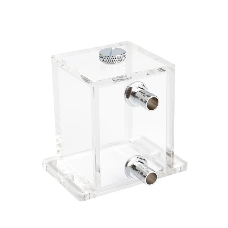 

Fully transparent water-cooled small water tank with extended fixed position, acrylic, three-hole water tank