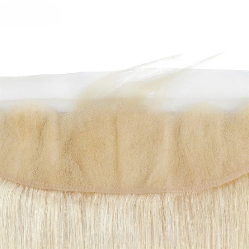 

10-22 дюйма 613 Блондинка Прямые объемные волны Человеческие волосы Фронтальная часть 13x4 Прозрачное кружево Фронтальная застежка 4x4 Плотность 150% Полный конец