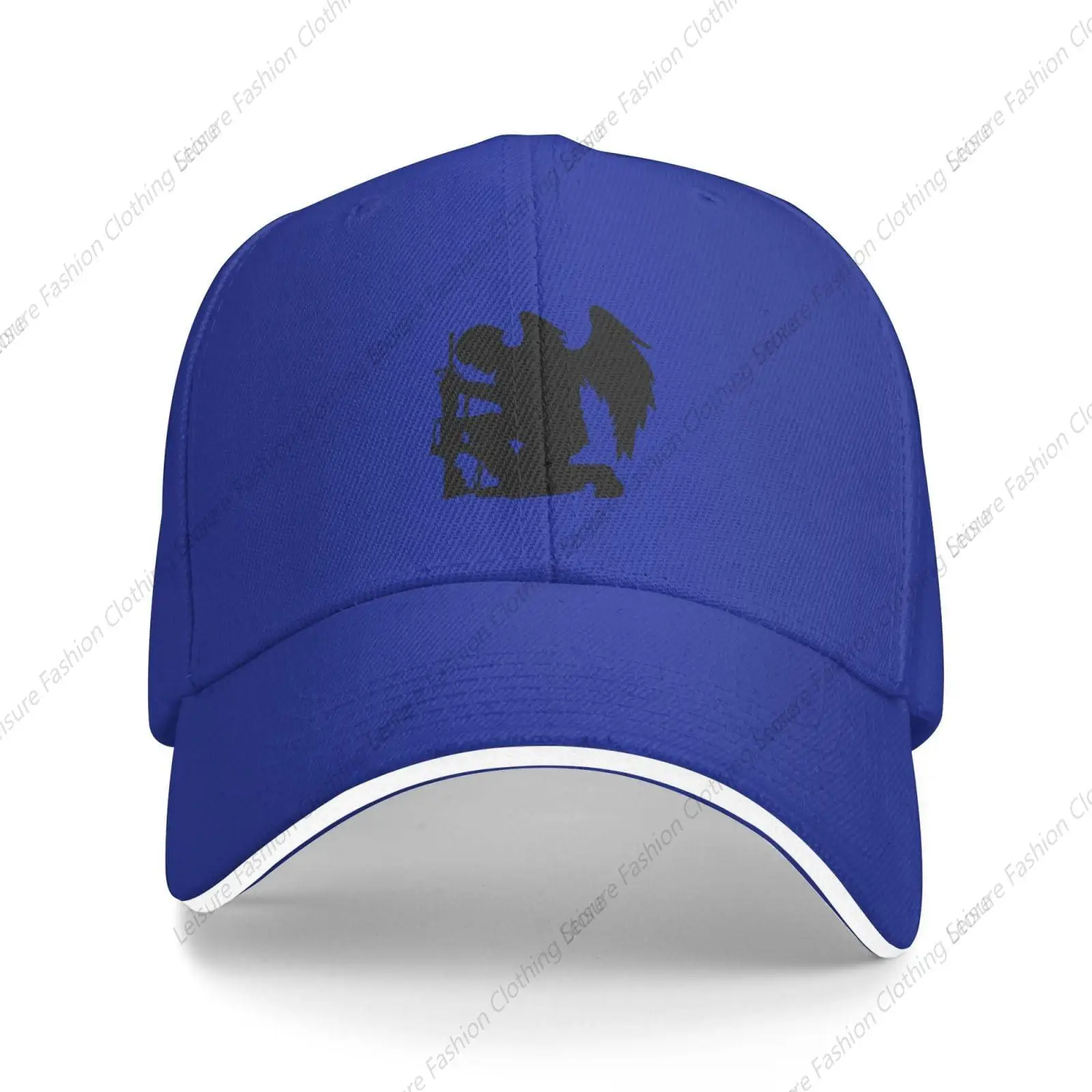 

Kneeling Angelic Soldiers with Their Rifles Bowed Baseball Cap Sandwich Brim Hats for Men Women Adjustable Caps