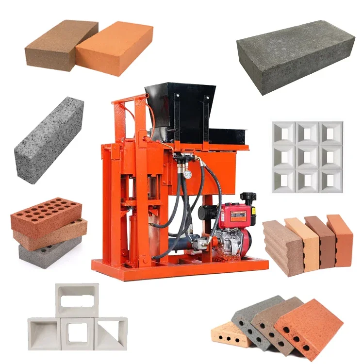 

Cement sand brick forming maker machinery Hollow brick block making machine for sale