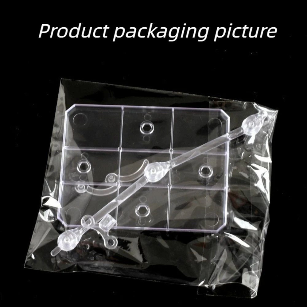 1/3/5/10Pcs Transparent Acrylic Action Figure Stand Detachable Display Base For Toy Doll Desktop Collection Shelf Accessories view 4