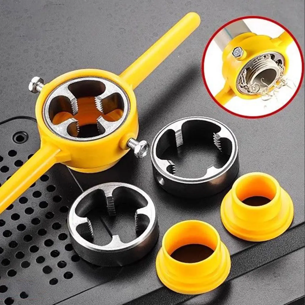 Yellow Convenient Threading Tool For Water Pipe Screw Extraction P Electric Drill Threading Tool