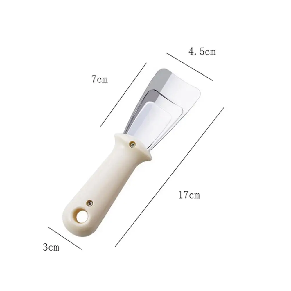 Deicing Shovel Stainless Steel Ice Scoop for Freezer Defrosting Thick Ice Layer Removal Vegetable Bathroom Cleaner Scoops
