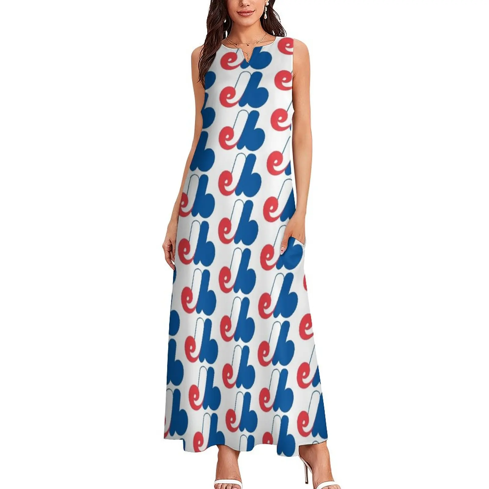 Montreal Baseball - Vintage The Expos Long Dress purple dress dresses women summer 2025