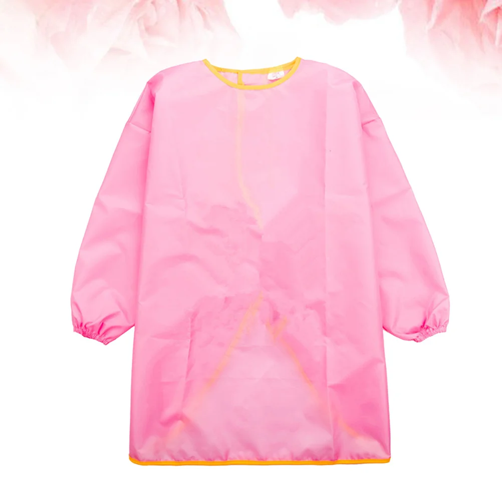 Fartuch malarski do malowania, długi rękaw, regulowany, kombinezon malarski, rozmiar 105-130 cm, różowy