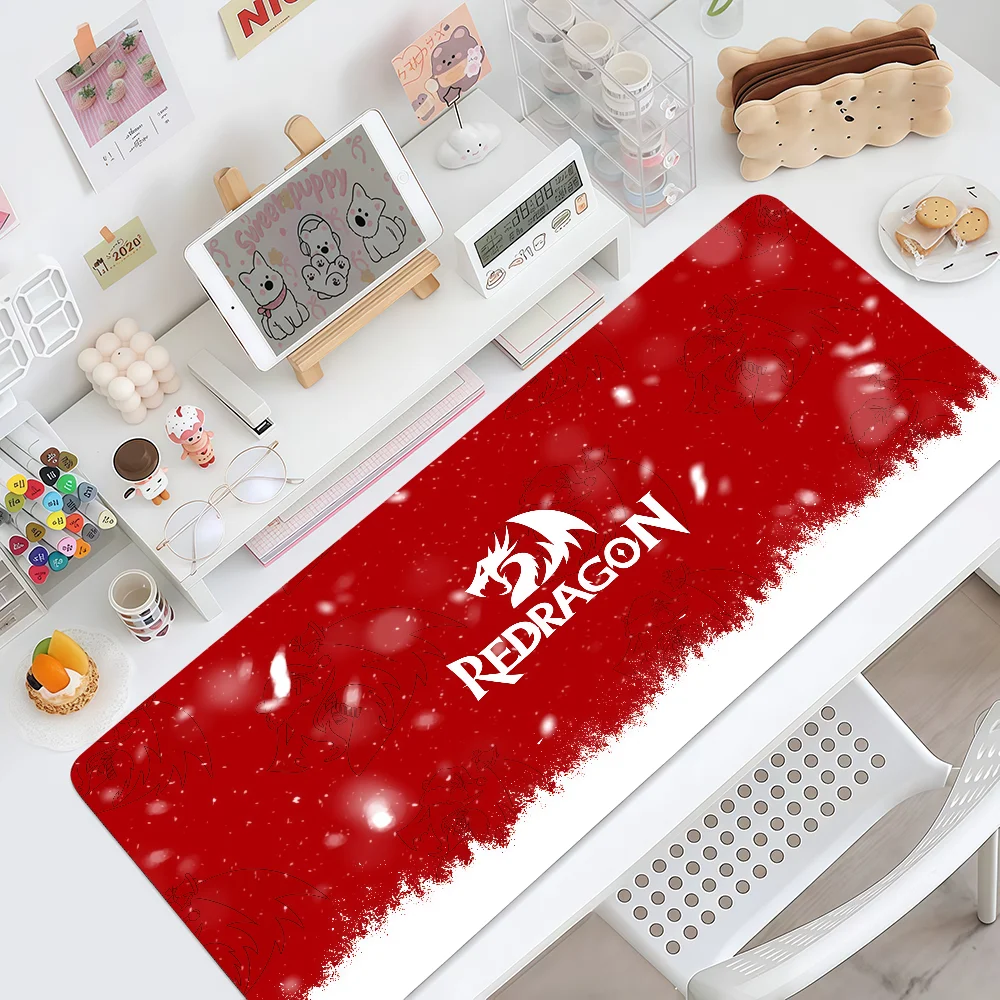 R-Redragon Mouse Pad MousePad Non-slip Lockedge Office Student Gaming Thickened Large Logo Writing Pad Cool Cushion