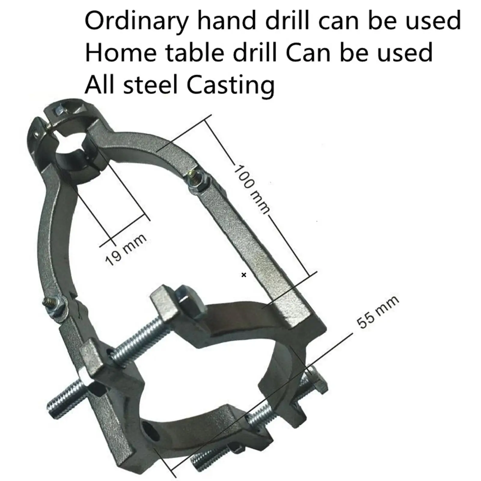 Square Hole Drill Fixed Bracket Exquisite Workmanship for Drill Machine For Table Drill And Hand Drill Dual Use Support Bracket