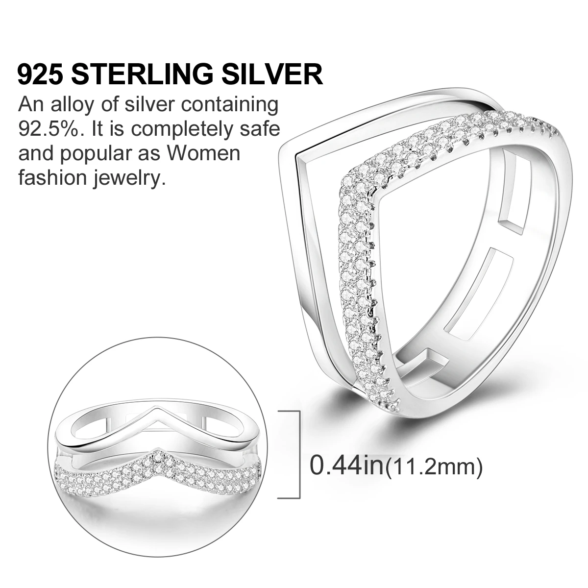 Hot 925 Sterling Silver Exquisite And Simple Closed Ring For Women Valentine's Birthday Fine Gifts Wedding Jewelry Accessories