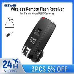 Neewer FC-16 2.4G 16 Channels Wireless Remote Flash Receiver For Canon Nikon DSLR Cameras and Sony Mirrorless Cameras