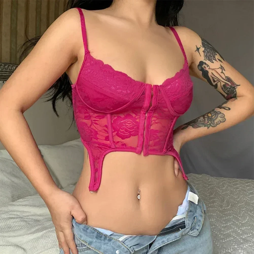 

Women Sexy Pleated Sleeveless Underwear Tank Tops With Bra Pad Lace Up Camisole Women Summer Casual Slim Crop Tops