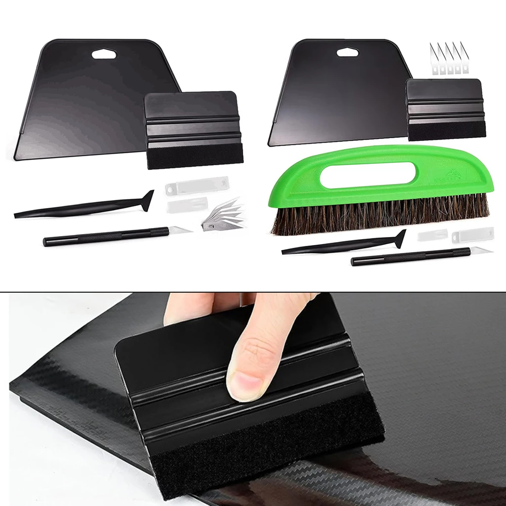 Cutter Kit Smoothing Tool Basic Tool Kit Flexible Squeegee Mini Squeegee Precision Cutting Removing Bubbles For Home Improvement