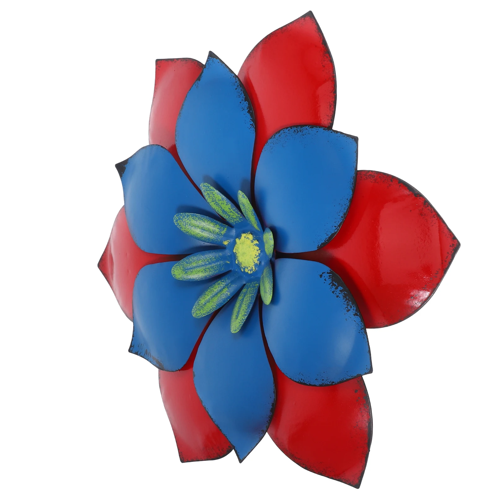 

Sticker Artificial Flower Decoration Ornament Wall Hanging Iron Decorations Vintage