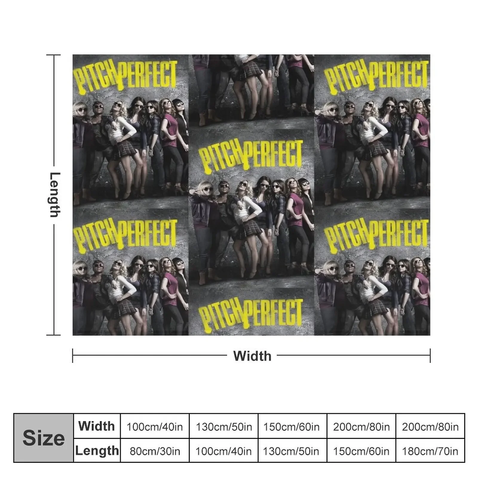 Pitch Perfect Film Comedy Throw Blanket Vintage anime Blankets