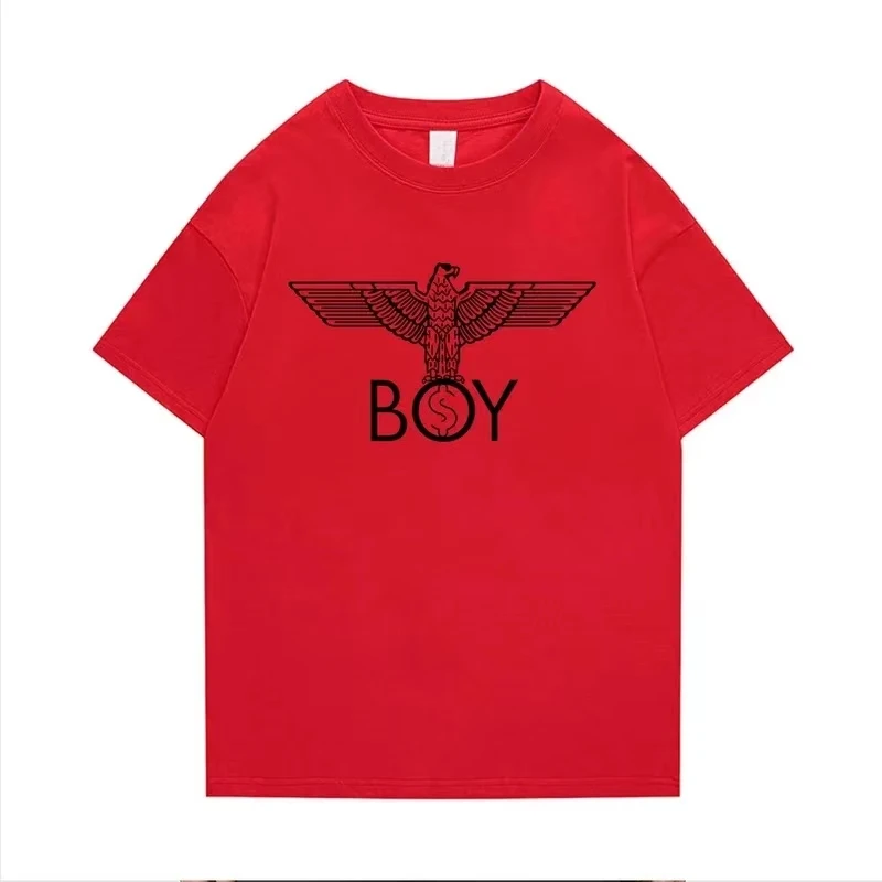 Mens Clothes Men Fashion Brand T Shirt Boy London Tops Tees Eagle High Quality Short Sleeve Tee Shirts Male Clothing Letter Prin