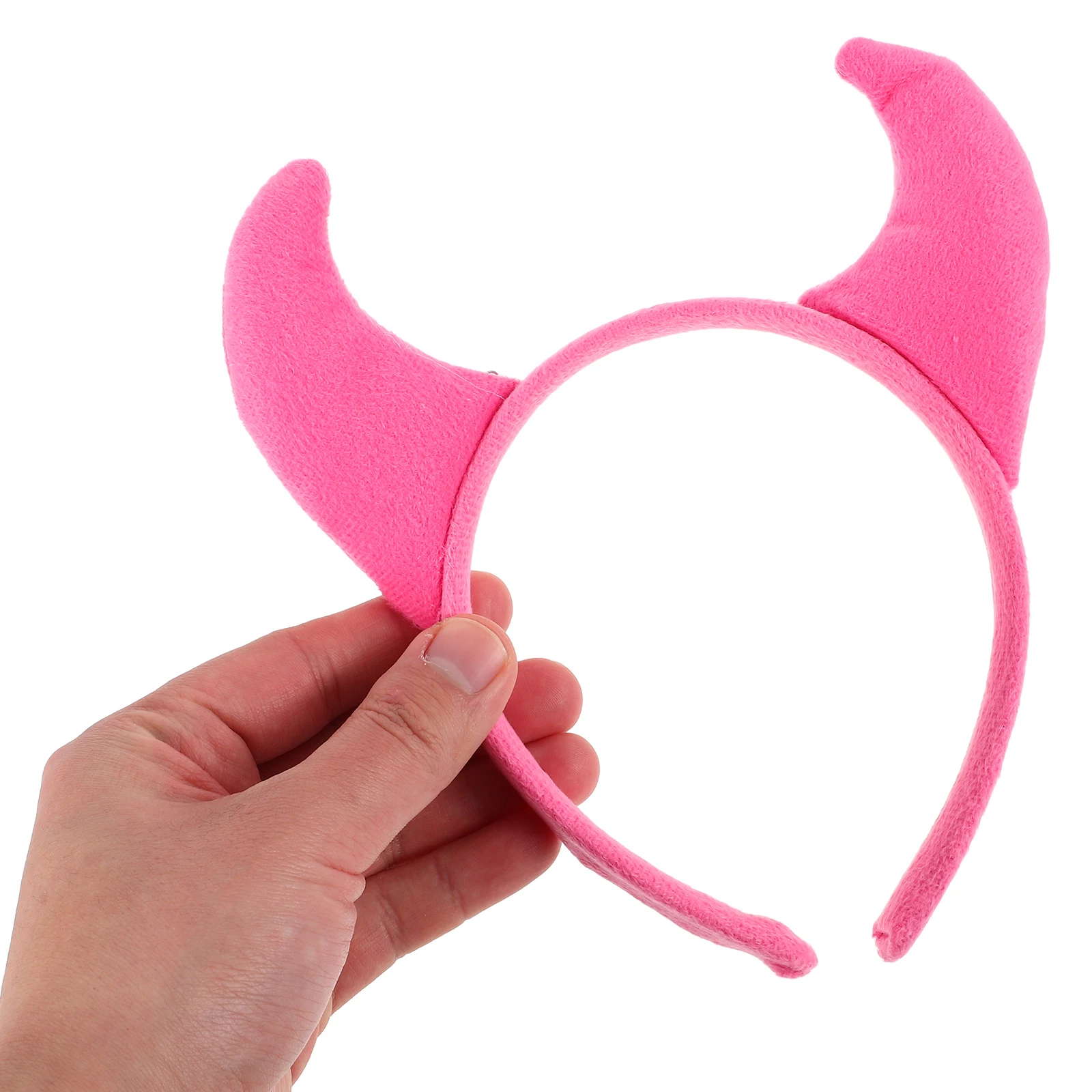 

1 set Horn Headband 3 Pieces Scary Ox Demon Bull Halloween Costume Party Adult Hair Hoops Ears Stylish Lightweight Durable
