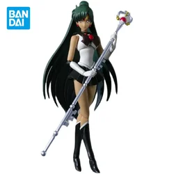 Bandai Sailor Moon Anime SHF Meiou Setsuna Action Figures Collectible Model Movable Exquisite Doll Ornaments Toys Gifts for Kids