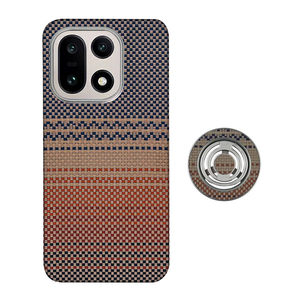 Voor OnePlus 15-telefoonhoesje Kevlar aramidevezel harde schaal koolstofvezel ultradunne lichtgewicht magnetische zakelijke beschermhoes