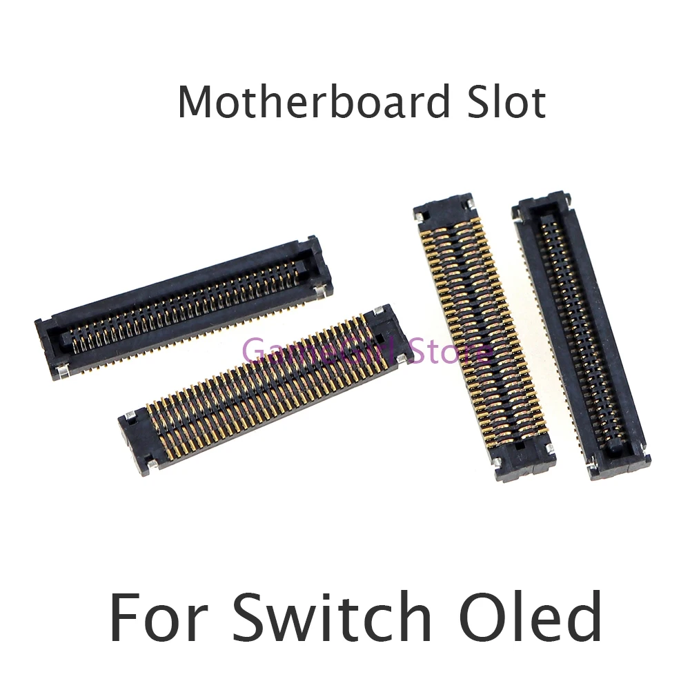 50pcs Replacement For Nintendo Switch OLED Console Original Mainboard Card Slot Socket Game Accessories