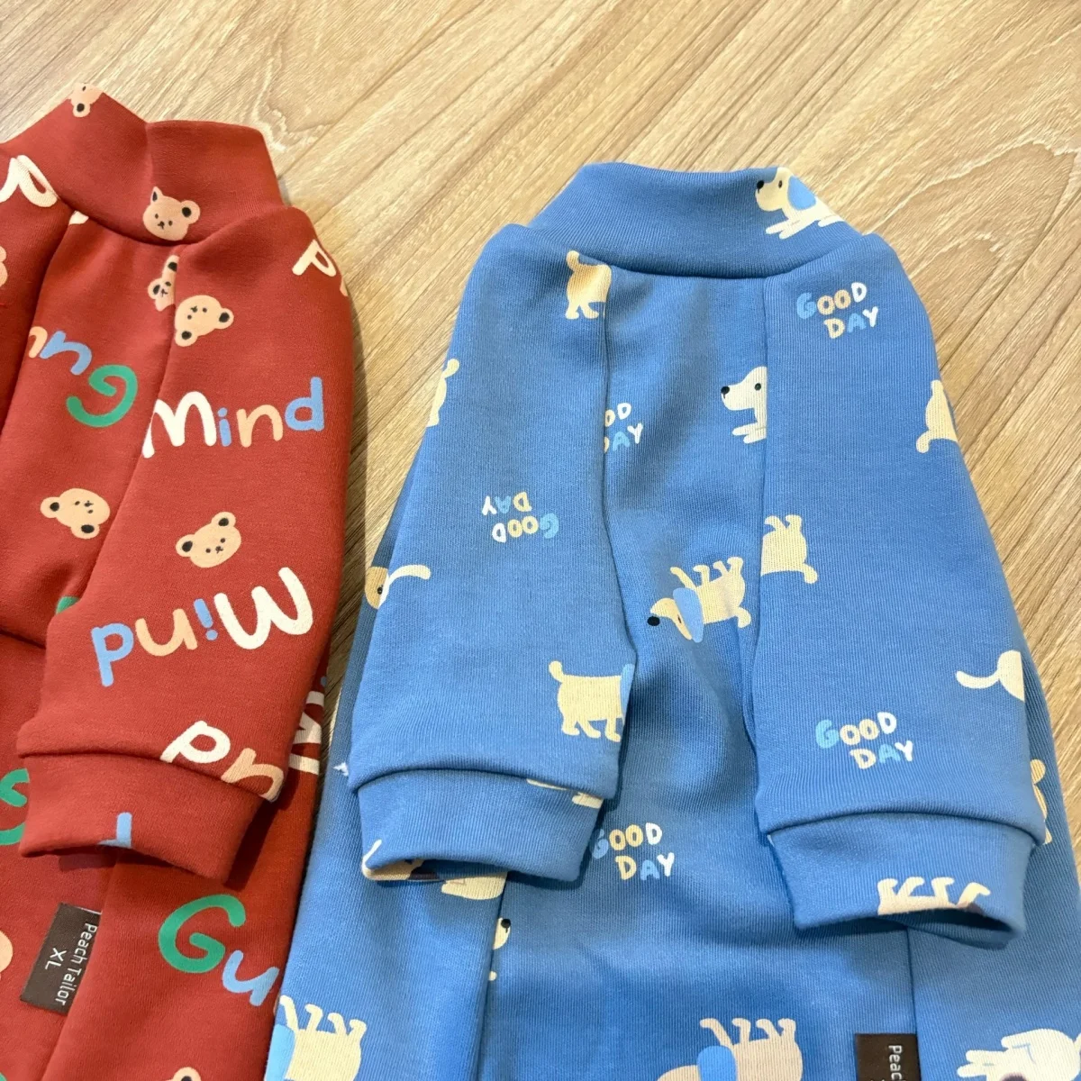 Baumwoll-Overall für Sphynx-Katze, lange Ärmel, warmer Kaffeemantel für Devon Rex, süßes Blumen-Unterhemd für Kätzchen im Winter, Frühling – Detail 5