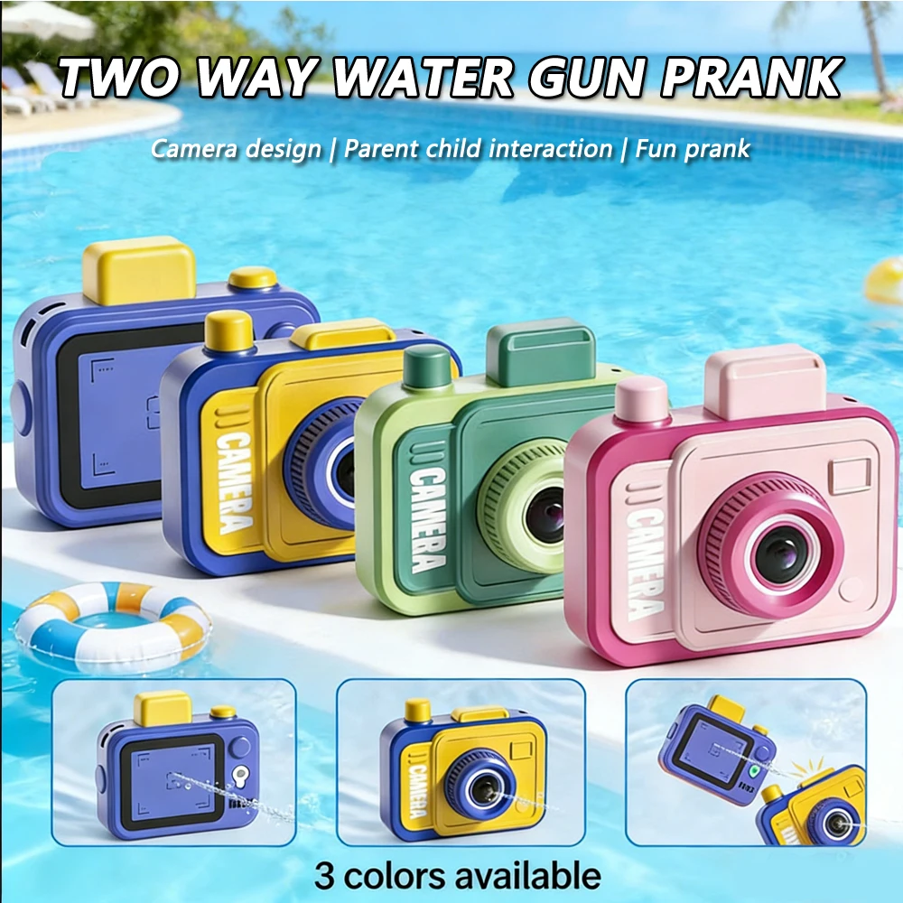 Pistola de Agua de Doble Cara 2026, Juguete Acuático Divertido para Niños, Juego Interactivo para Padres e Hijos, Ideal para Piscina y Playa en Verano