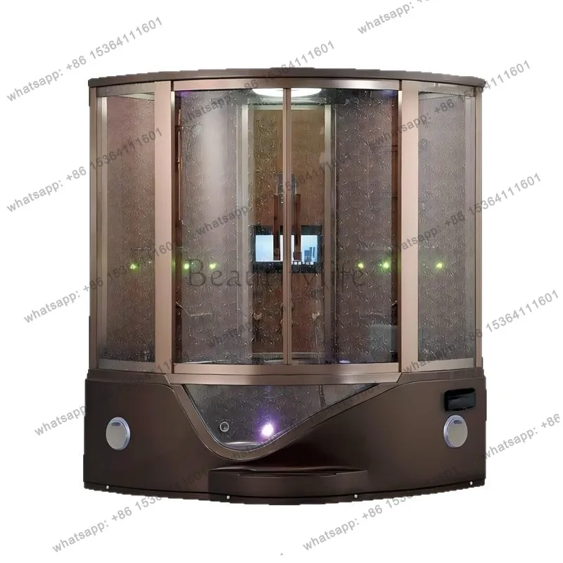 1500X1500X2150mm Double Person Bathroom Steam Shower Enclosure Wi-Fi Starlink Connection Wet Sauna Cabin Room