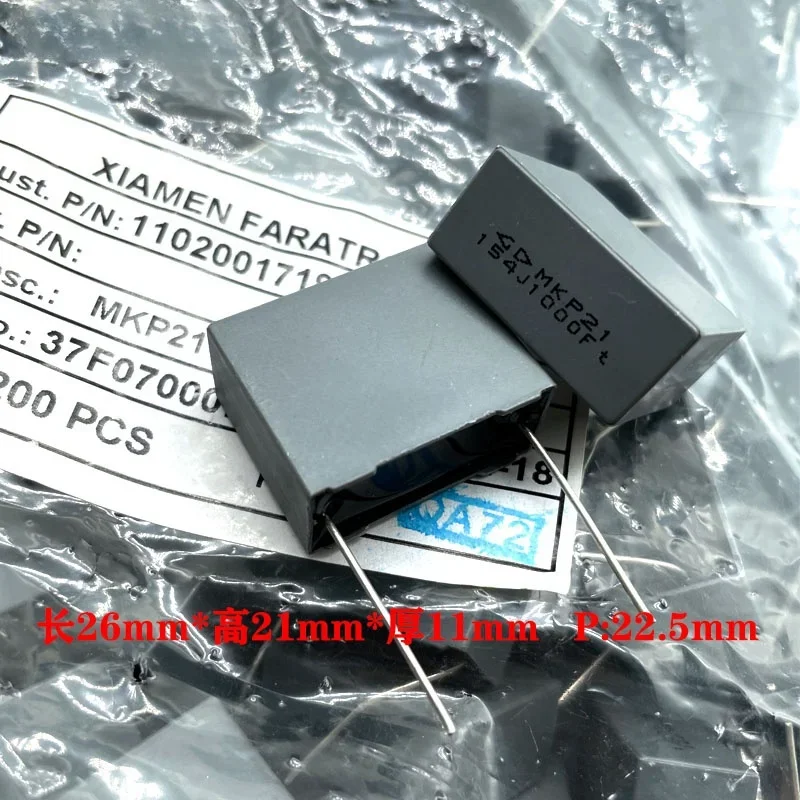 5PCS GD Xiamen Farah MKP21 154 0.15uf 150nf 1000v 1kv film capacitor 22.5mm