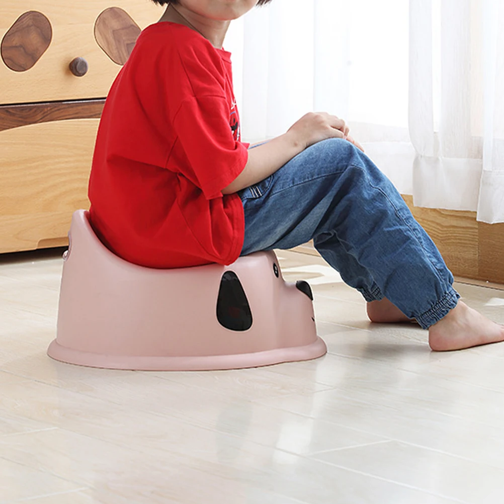 

Portable Kids Potty Foldable Children Toilet Seat Mini Cartoon Design Easy Clean Non Slip Base Toddler Baby
