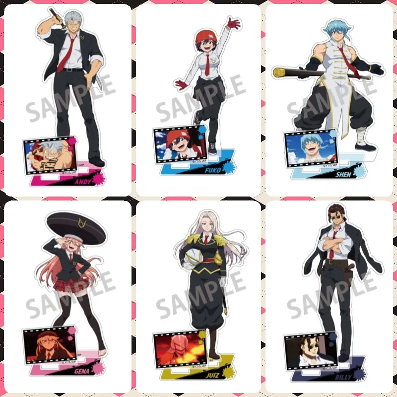 Figura de acrílico de 15 cm de Undead Unluck ANIME, soporte decorativo para cosplay, regalo de dibujos animados, llavero para amigos y festivales