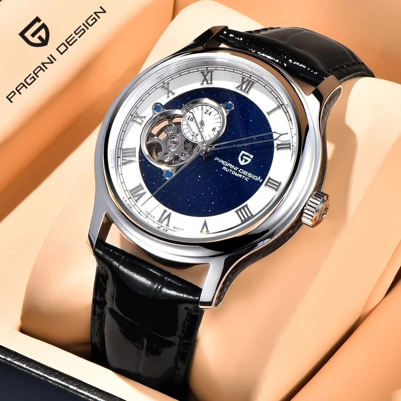 New PAGANI DESIGN PD-YS015 Luxury Men Automatic Mechanical Watch, 41mm, NH39 Movement, Stainless Steel, 10Bar Waterproof Wristwa