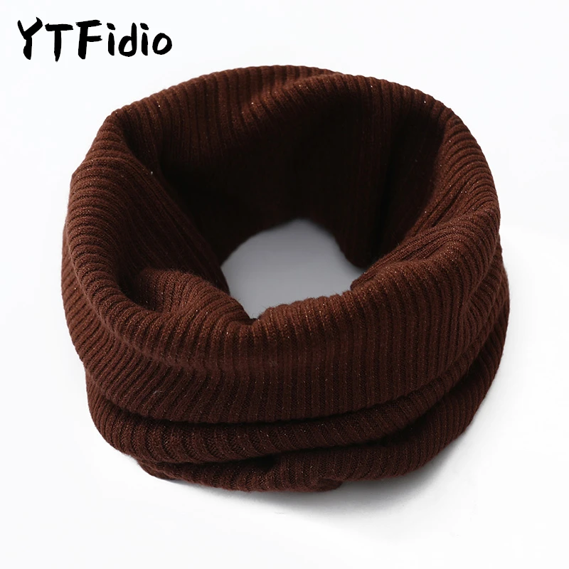 YTFidio 100% Wool Neck Brace Women Winter Soft Warm Wool Hedging Bib Pullover Coldproof Thicken Elastic Wool Knit Warm ﻿162