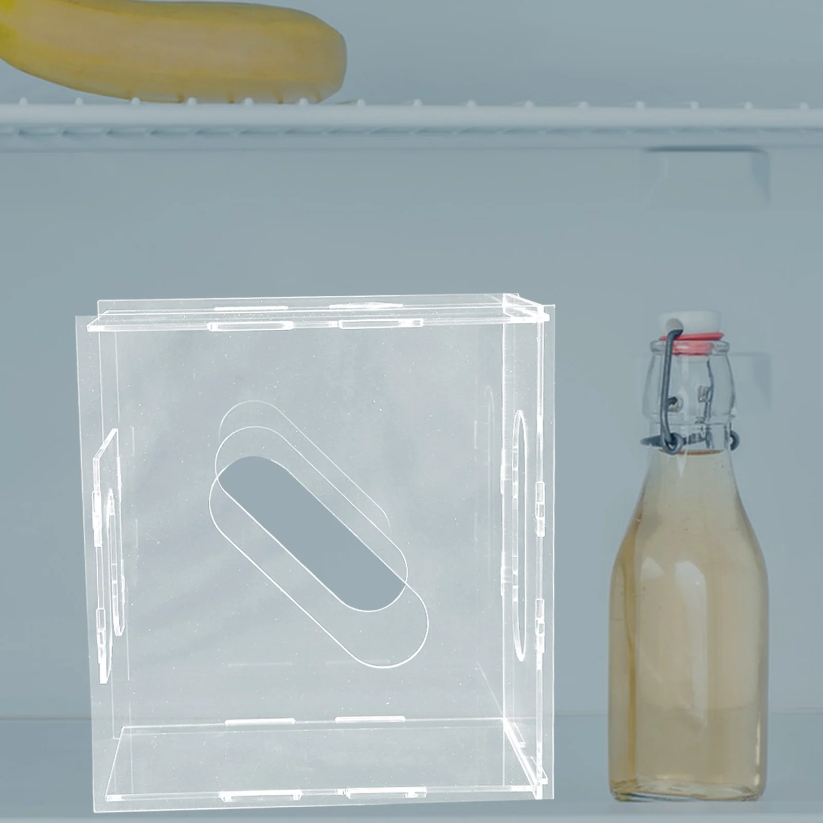 

Breast Milk Bag Storage Box Organizer Acrylic Container Fridge Freezer Tower Reusable Food Storage Baby Feeding