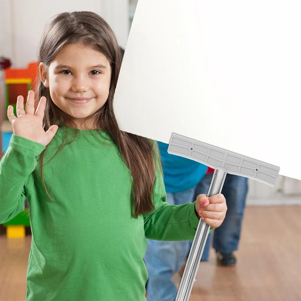 4 Pcs Sign Stand Poster Holder Display Hand Rod Pole for Marketing Pick up Held Multi-function