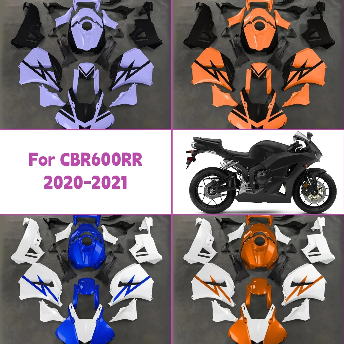 

Fairing Set For 2020 2021 Honda CBR 600RR High Quality Full ABS Plastic Fairings Kit Suitable 20 21 CBR600RR