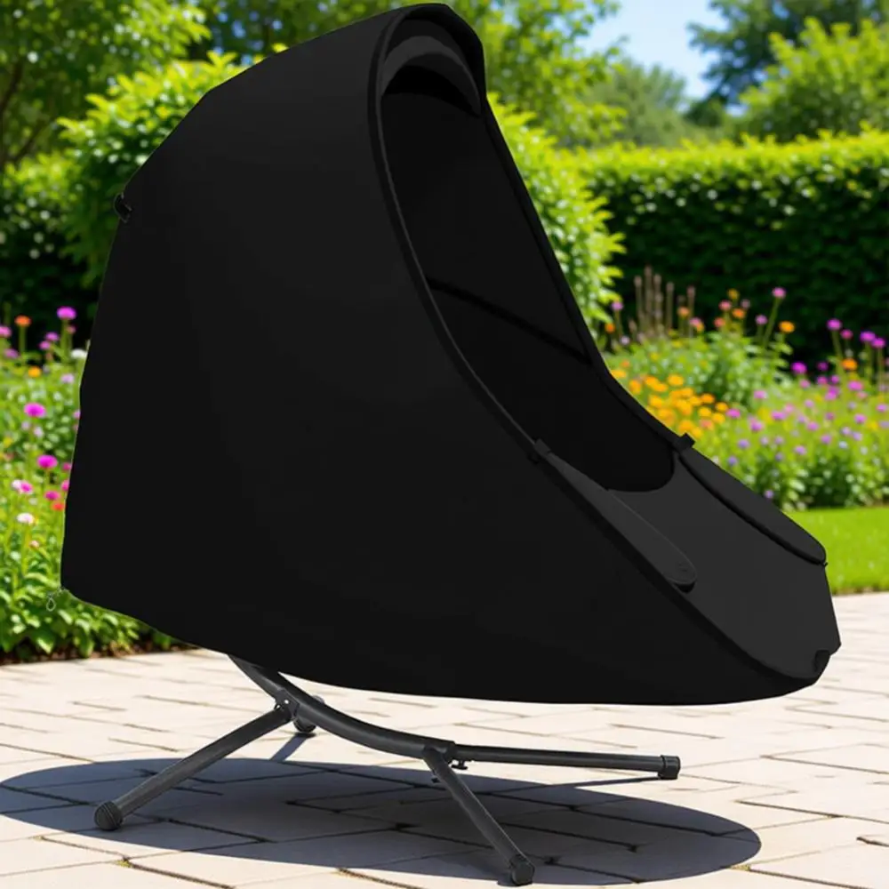 

Чехол для уличного шезлонга 73 с защитой от воды на молнии для изогнутого стального кресла-гамака/качелей