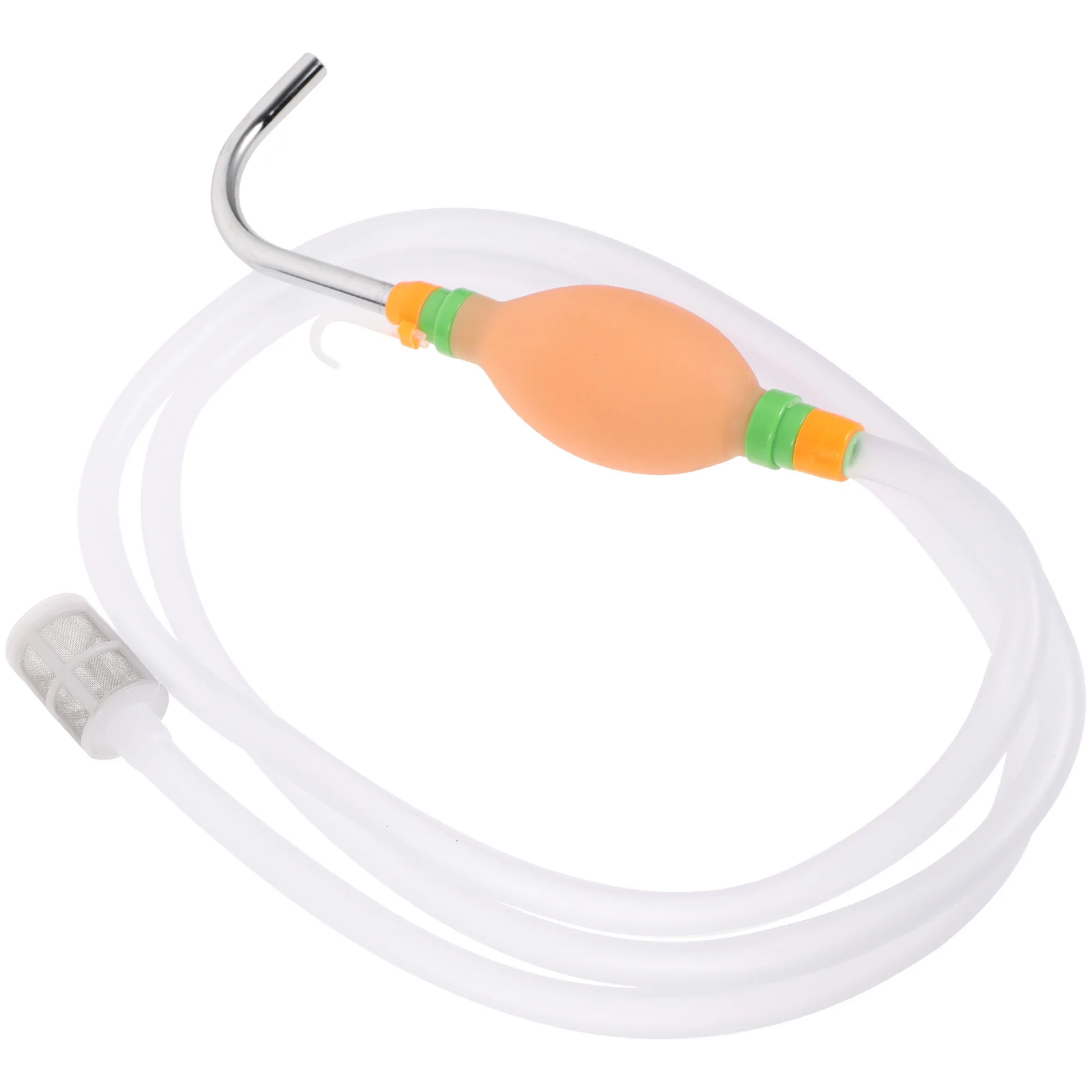 

1 set 1 Set 2.1M Long Fishing Water Suction Device Manual Pump With High-Density Filter Stainless Steel Outlet For Fishing Gear