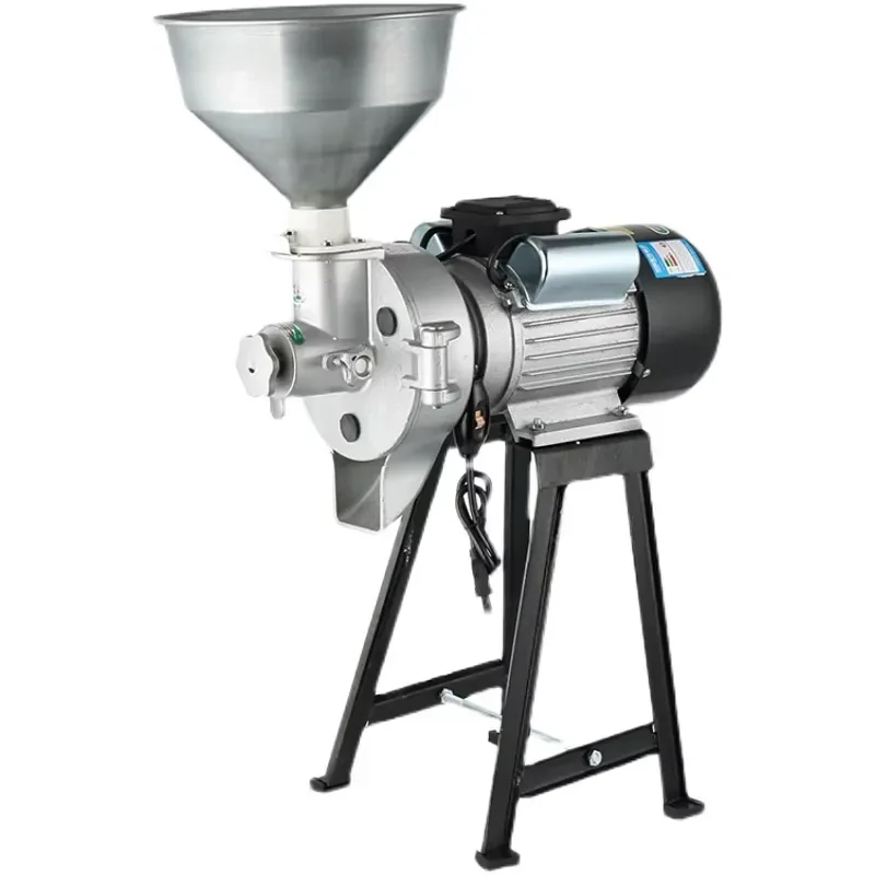 Wet Dry Grain Grinder Mill Smooth Flour Mill Spice Pulverizer Machine Essential for Flour Rice Mill Processing Motor Core