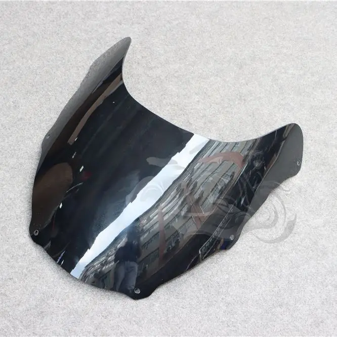 Black / Clear Windshield Fit For Honda RVF400 NC35 1994 1995 1996 Motorcycle Windscreen RVF 400 NC 35 94 95 96