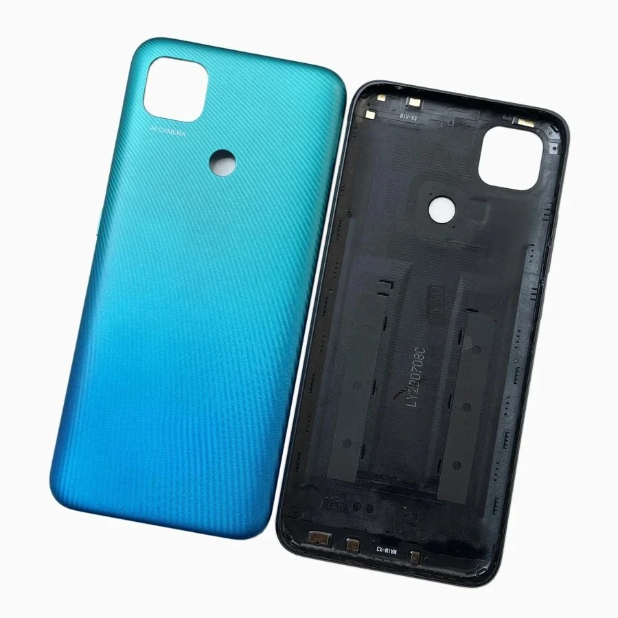 For Xiaomi Redmi 9C / Redmi 9 Activ Battery Back Cover Rear Door Housing Case Panel Volume Button Contacts Replace