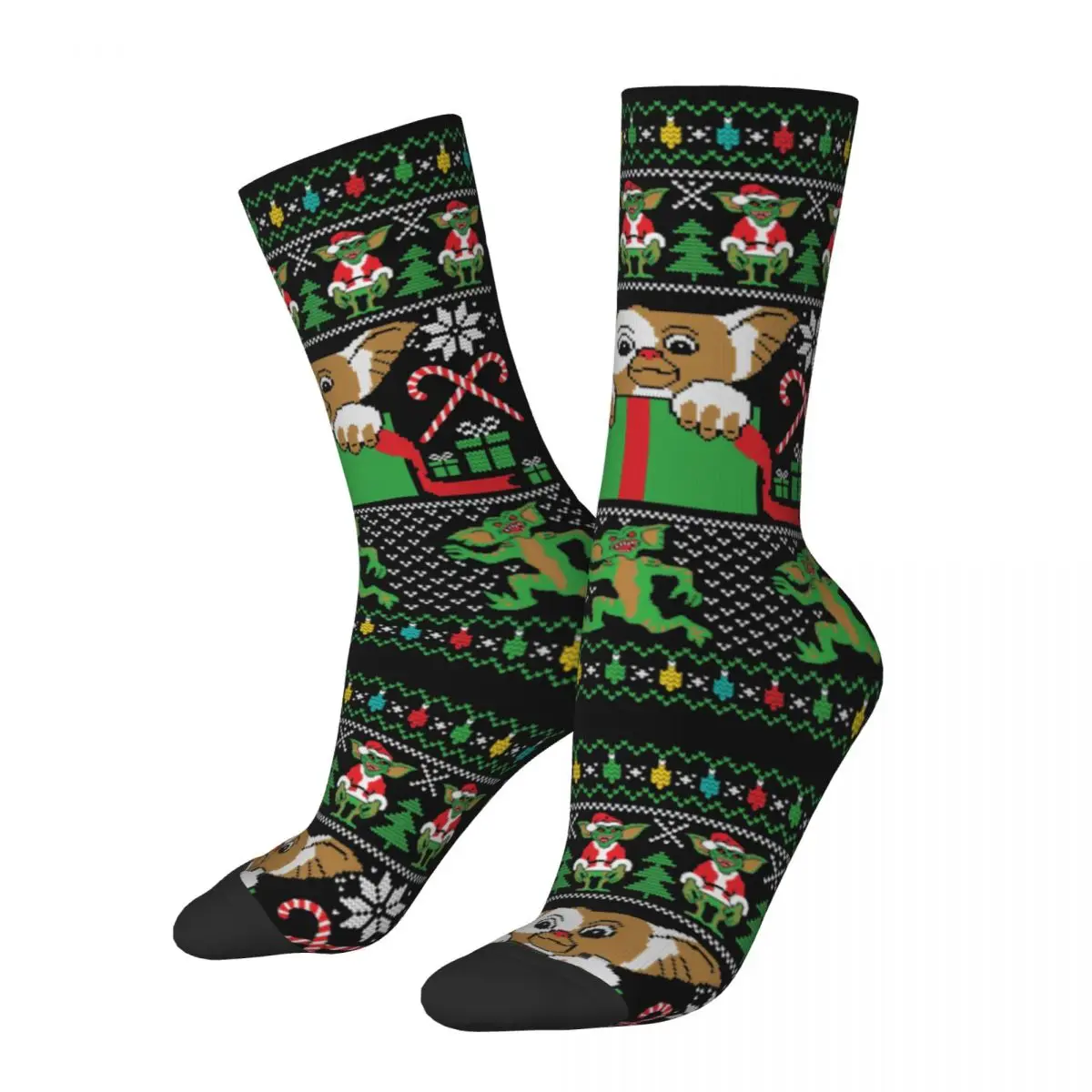 Chaussettes Harajuku Gizmo Monster pour hommes et femmes, film d'horreur des années 80, Gremlinn, haute qualité, printemps, été, automne, hiver, nouveau