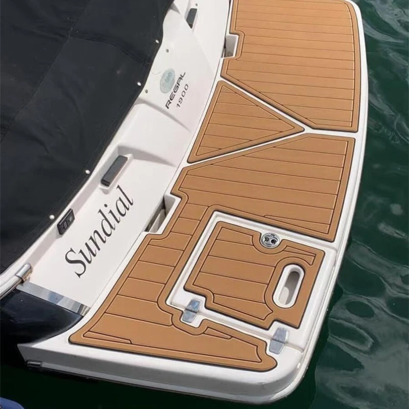 KXKZREN Custom 1995 Regal Ventura 8 Swim Platform Cockpit EVA Foam Marine Decking Sheet Mat Self Adhesive Motorboat Vehicle Pad