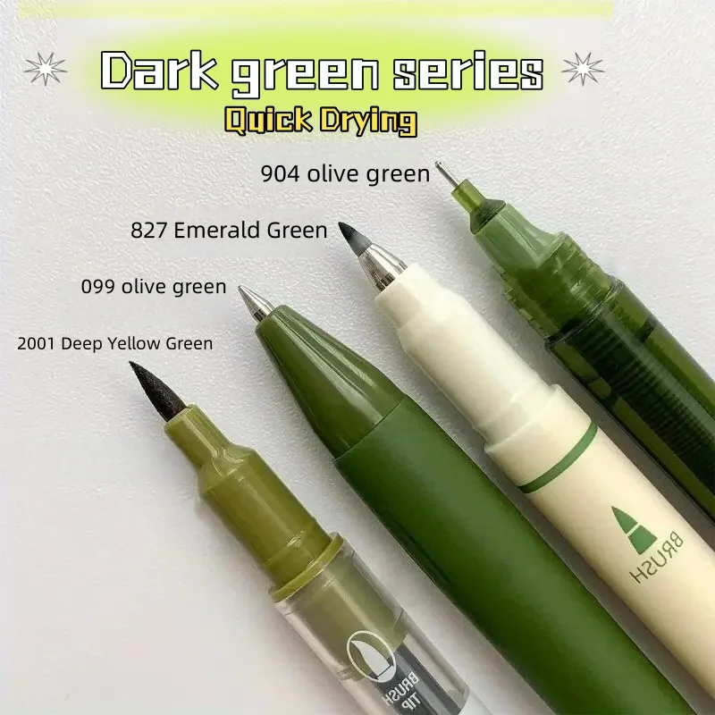 4Pcs Vintage Pens Set, Quick-Dry Ink for Smooth Writing,Compatible with Multiple Tips,Ideal for Office Work & Notebooks image 5