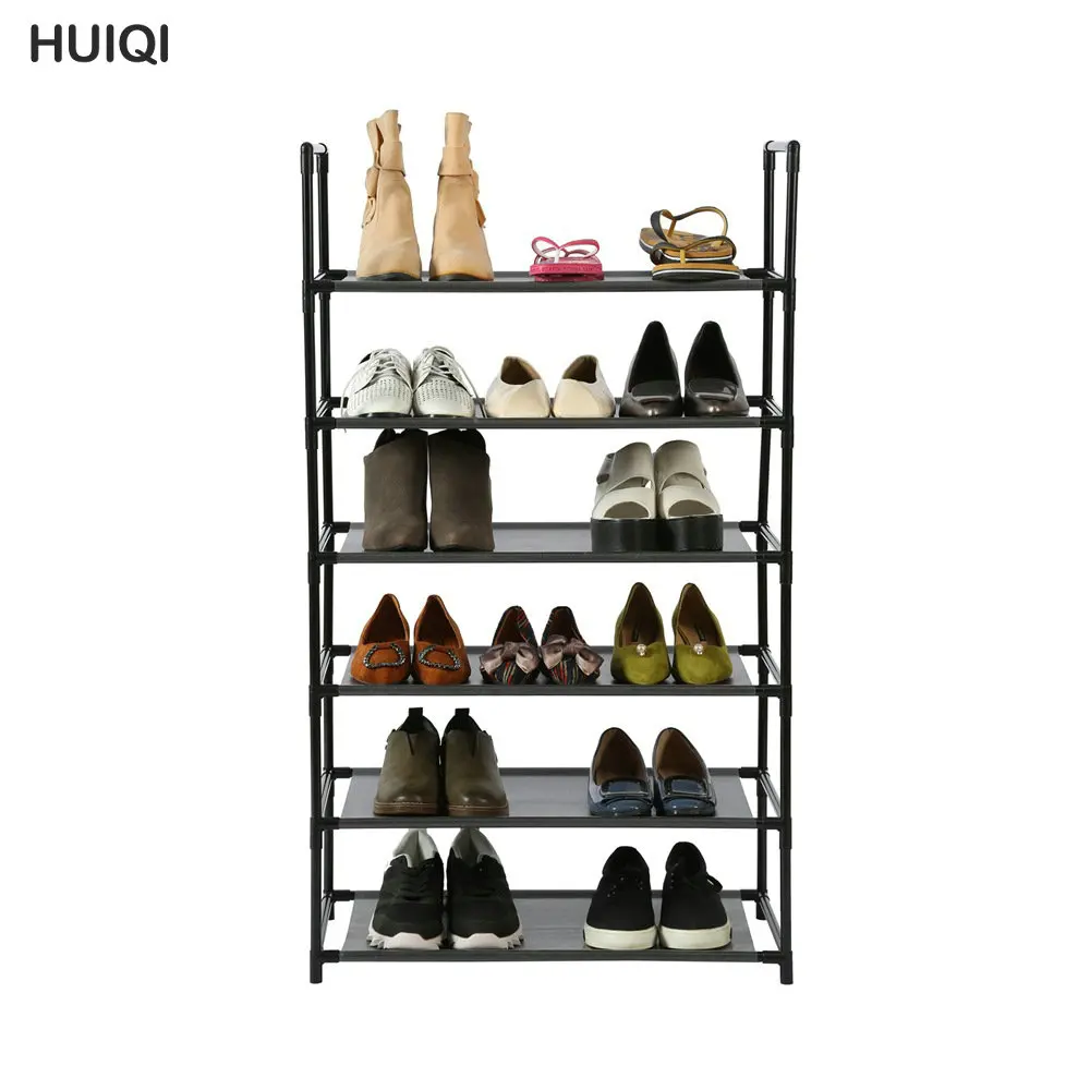 Simple Shoe Shelf Reinforced Steel Frame Shoes Storage Organizer Holder Shoe Cabinet Saving Space Waterproof Dustproof Shoe Rack