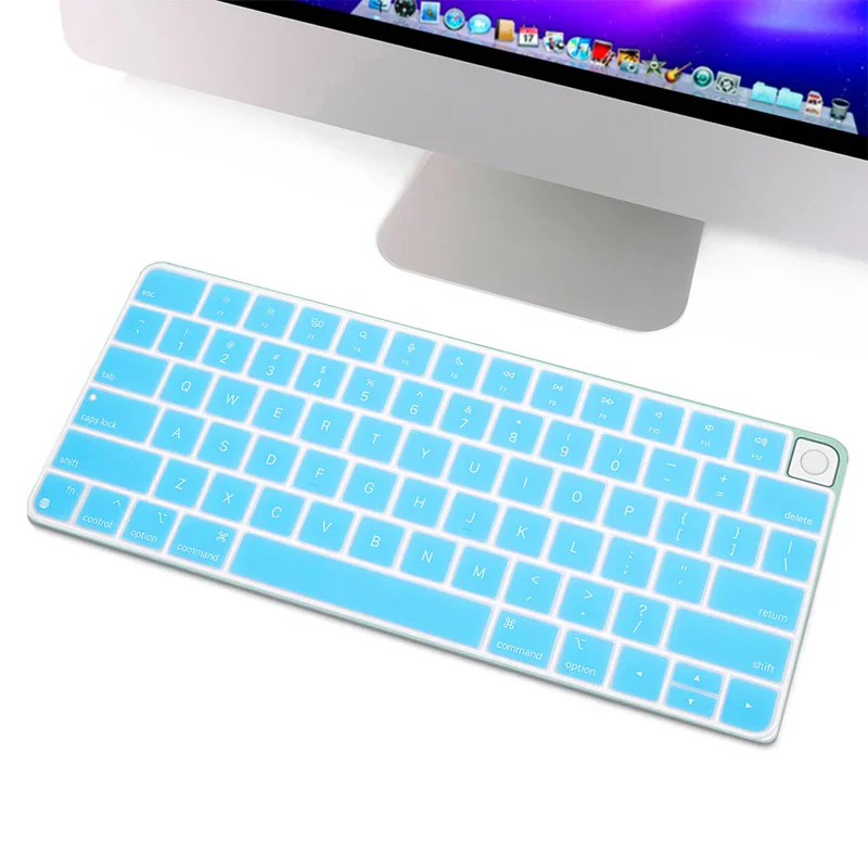 For Apple Magic Keyboard Cover (2021 release) A2450 A2449 Stickers iMAC Keyboard Protector Silicone Bluetooth keyboard case