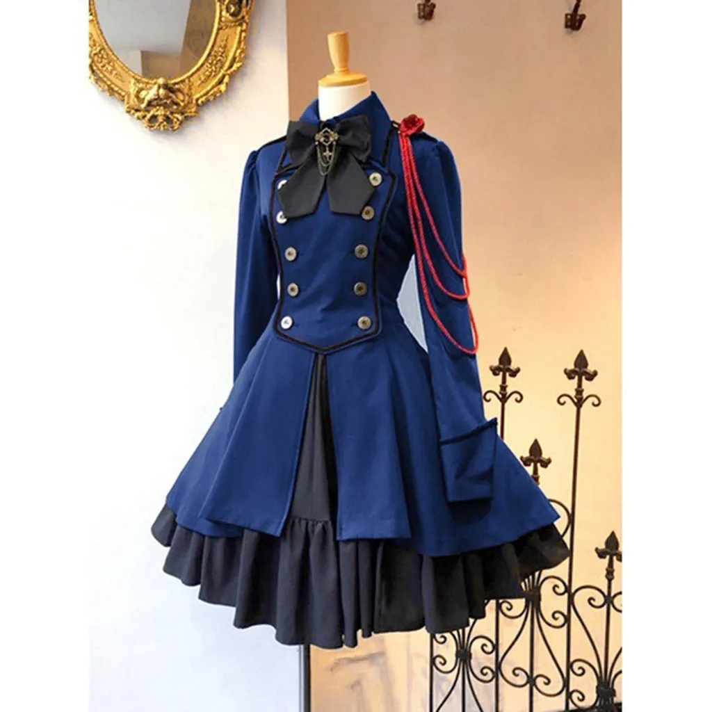 Mittelalterliche schwarze Vintage-Lolita-Kleider für Kleider, Gothic-Renaissance-Mantel, Rüschen, klassische Halloween-Süße Kawaii-Lolita-Jacke