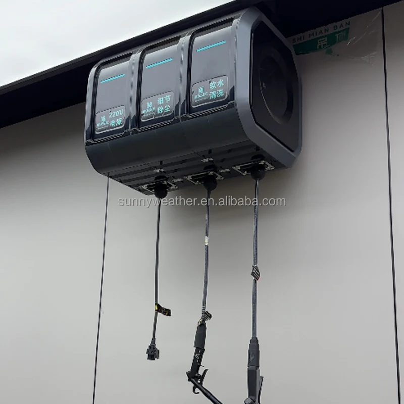 3 in 1 Retractable Hose Reel Water Electric Air for Car Film Installation view 2