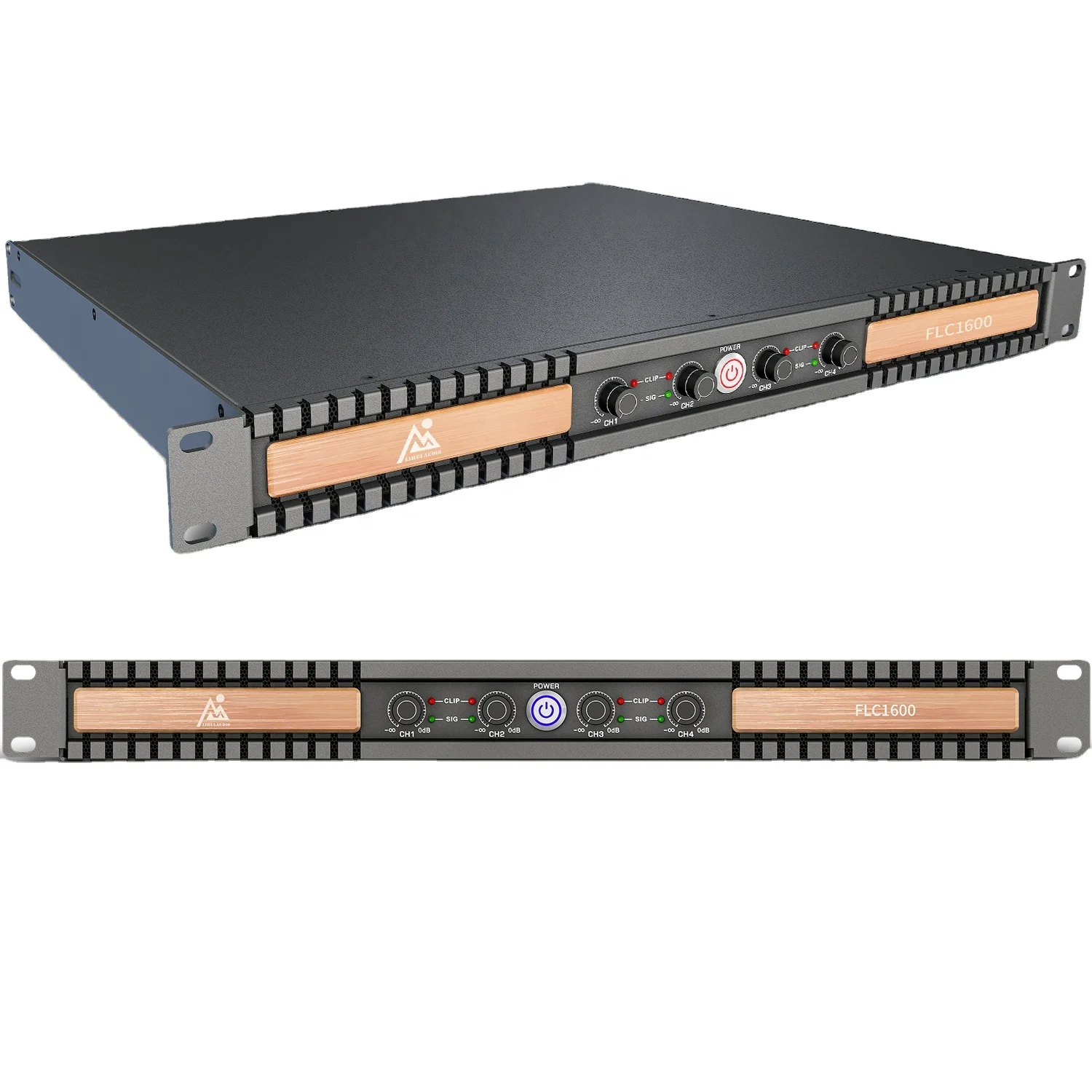 

FLA 1600 Watt 4 Channel 1 U Receivers Power Amplifier for Stage Concert Audio Amplifier