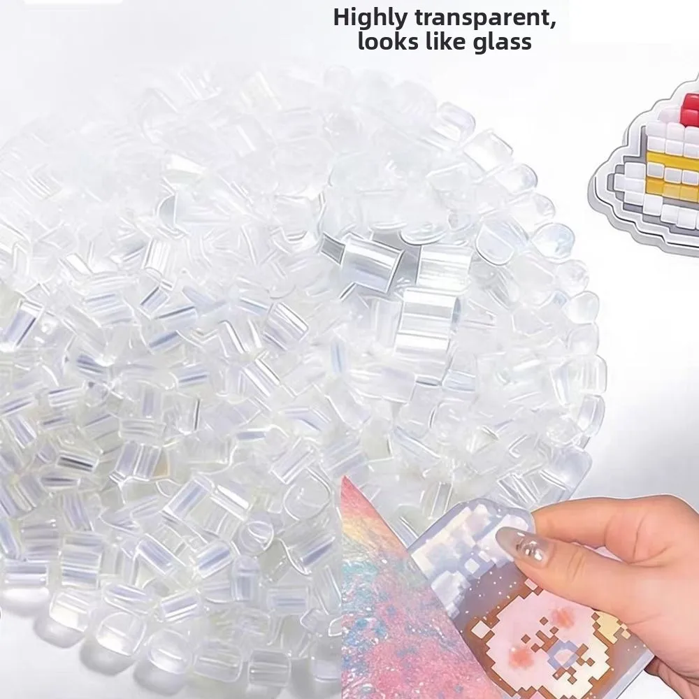 Gifts High-Transparency Handmade DIY Perler Beads Heat Press 2.6mm Glass-Colored Perler Bead Handmade Perler Bead